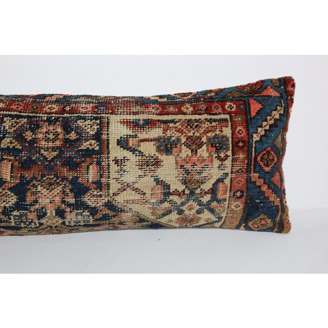 Antique Handmade Tribal Rug Pillow Cushion Cover -14'' X 41'' For Sale In Tampa - Image 6 of 11
