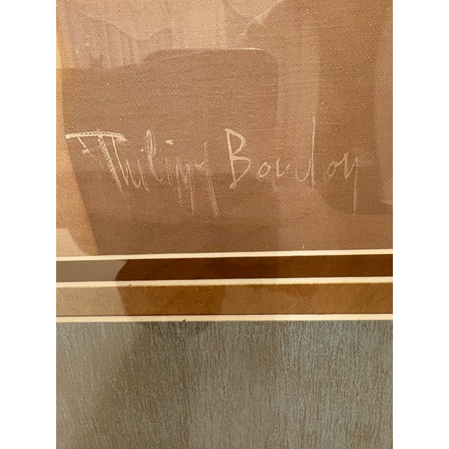 Mid 20th Century "Naked Back" Lithogragh by Phillippe Boudoy For Sale - Image 4 of 4