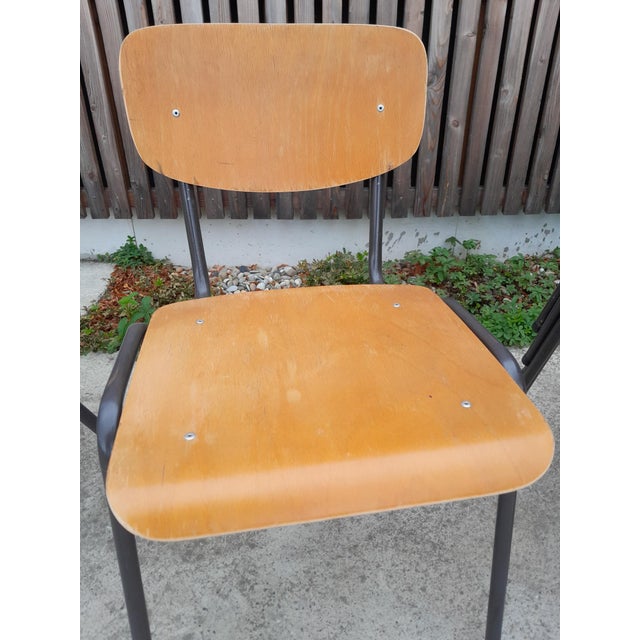 Vintage Industrial Chairs, Set of 20 For Sale - Image 4 of 9