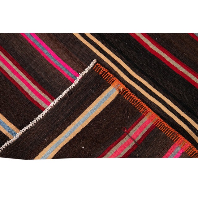 Mid-20th Century Vintage Killim Runner Rug 3 X 8 For Sale - Image 4 of 13