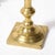 Near Pair Neoclassical Balustrade Form Brass Candleholders With Square Bases For Sale In New York - Image 6 of 11