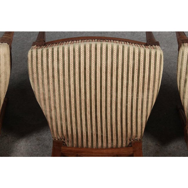 Antique Louis XVI Chairs in Walnut, 1780, Set of 3 For Sale - Image 18 of 18
