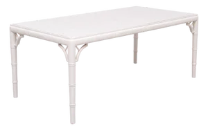 Chippendale Faux Bamboo Coffee Table, France, 1970s