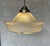 American Glass and Brass 1960's Pendant Fixture For Sale - Image 4 of 12