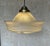 Vintage American Glass and Brass Pendant Light, Circa 1960s For Sale - Image 4 of 12