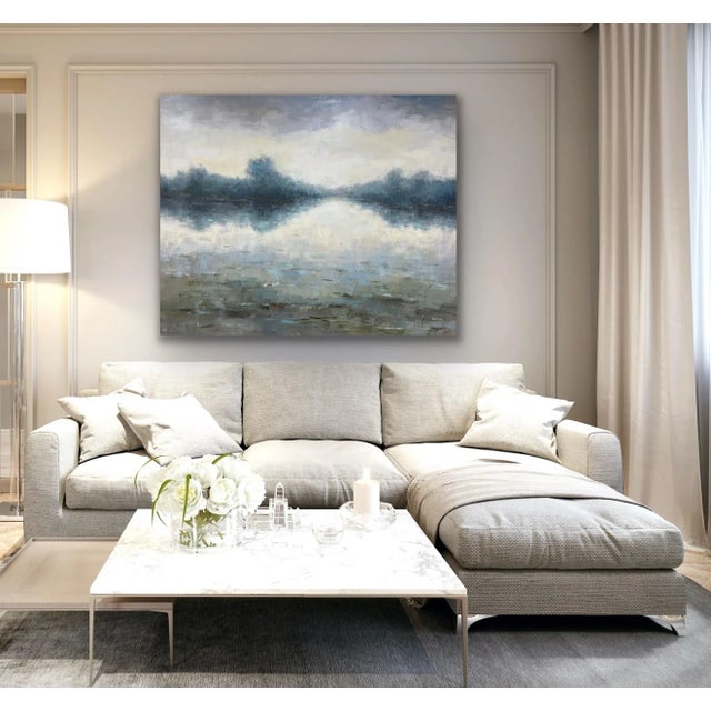 Impressionistic Landscape Original Oil Painting For Sale - Image 12 of 12