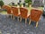 Edward Ferrell Tufted Brown Leather Dining Chairs -Set of 4 For Sale In Philadelphia - Image 6 of 15