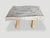 Impressive single slab coffee table made from century year old teak wood with rare erosion detail on the ends. We added a...