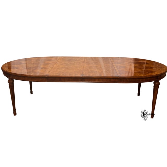 Vintage French Provincial Style Extension Dining Table from the Laurette Collection by Drexel Heritage featuring High...
