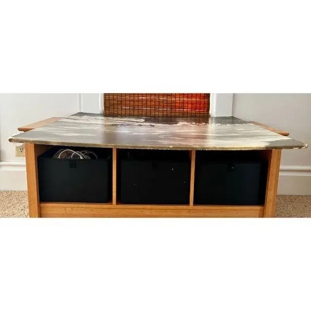 1950s Lake Michigan Large Black and White Mounted Photograph For Sale - Image 6 of 13