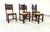 1960s Vintage Brutalist Oak and Wicker Dining Chairs, 1960s, Set of 6 For Sale - Image 5 of 12