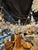 Traditional 19th C. Italian Silverleaf Wood and Crystal Chandeliers For Sale - Image 3 of 12