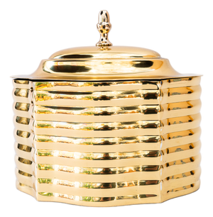 Art Deco Brass Jewelry Box, 1920s
