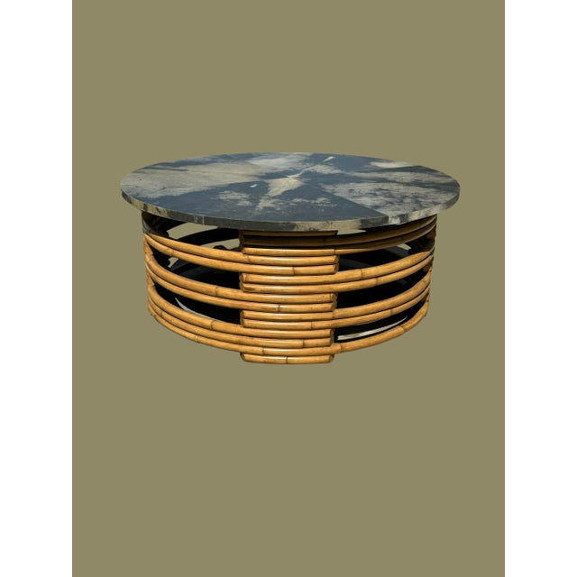 Wood Lauren Ralph Lauren Bamboo Coffee Table For Sale - Image 7 of 10