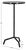Mid-Century Modern Fabrianna Marble Top Dr Table in Black with Black Marble Top For Sale - Image 3 of 8