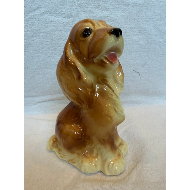 1940s Porcelain Cocher Spaniel Planter For Sale In Los Angeles - Image 6 of 11