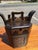 Wood Early 20th Century Mid-Century Modern Hand-Carved Teapot Caddy With Brass Hardware For Sale - Image 7 of 12