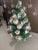 Vintage Bottle Brush Large Christmas Tree Mercury Glass Ornaments 46.5 Inch For Sale - Image 10 of 13