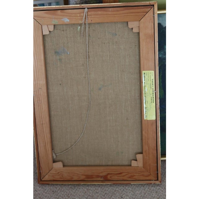 Harry Thomander, Hrebro, 1960s, Oil on Canvas, Framed For Sale - Image 15 of 16