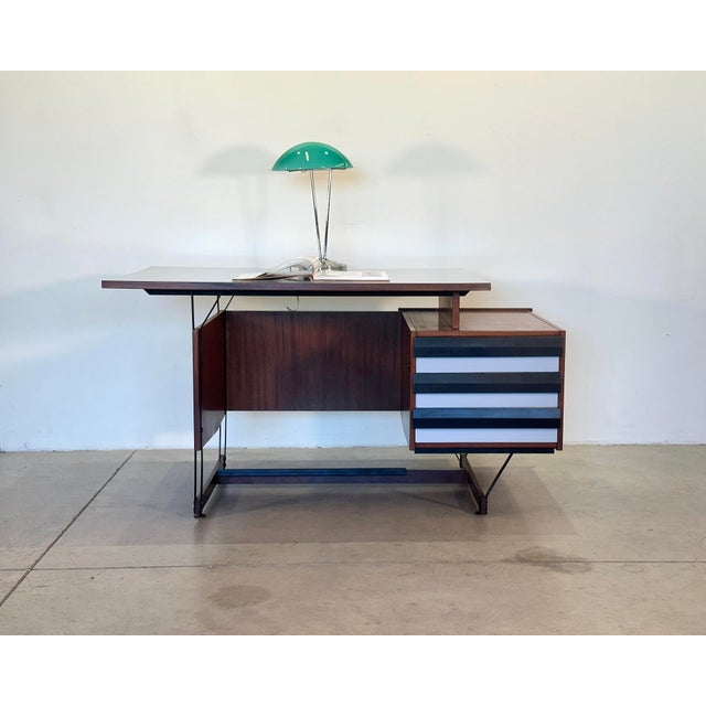 Desk by Enzo Strada for Fratelli Tenani, Rovigo, Italy, 1960s For Sale - Image 6 of 18