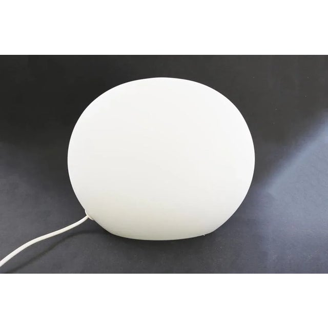 Space Age Shell Satin Opal Glass Table Lamp from Peill & Putzler, 1970s For Sale - Image 9 of 9