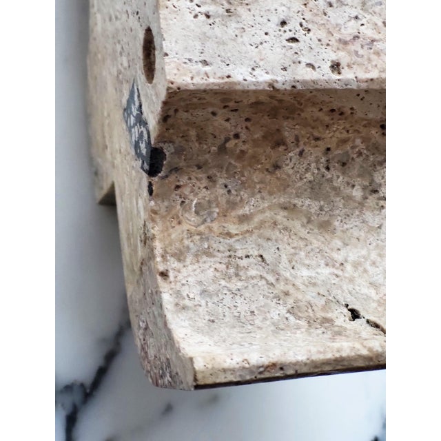 Stone Travertine Rhino Sculpture by Enzo Mari for Fratelli Mannelli, 1970s For Sale - Image 7 of 11