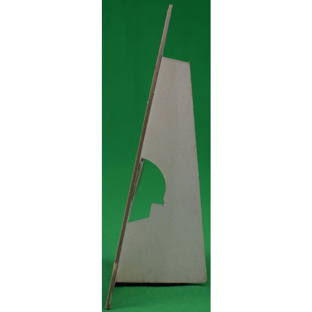 Sz: 8"H x 4 7/8"W w/ easel-back c1950s Hand-made by Alexander Warren Montel (1921-2002)