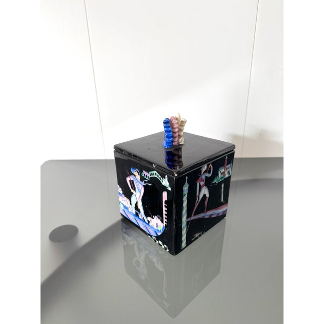 Ceramic Venice Box by Gigi Chessa for Lenci, 1930s For Sale - Image 7 of 11