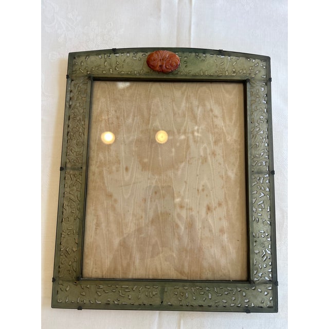 Antique Carved Jade Photo Frame For Sale In Los Angeles - Image 6 of 9
