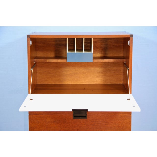 Black Dutch CU07 Cabinet in Teak by Cees Braakman for Pastoe, 1950s For Sale - Image 8 of 13