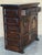 19th Spanish Baroque Carved Walnut Narrow Two Drawer Credenza or Buffet For Sale - Image 4 of 18