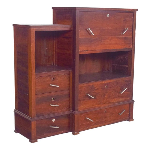 Antique Portuguese Tall Cabinet, 1900 For Sale - Image 9 of 9