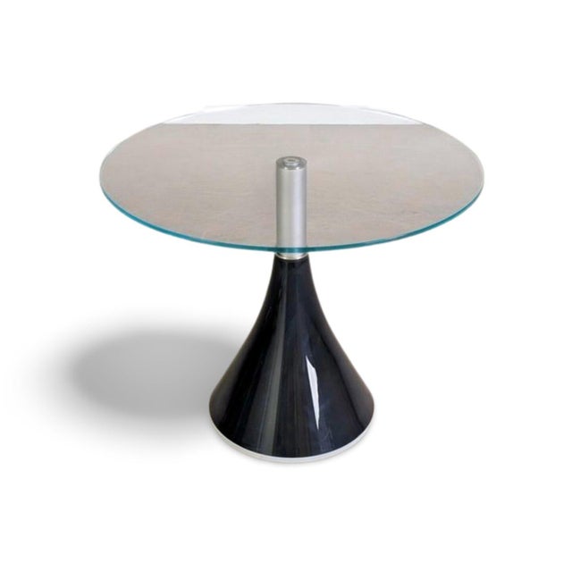 Modern Round Glass Dining Table from Rolf Benz For Sale - Image 9 of 9