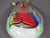 Large Murano-Style Multicolor Hand-Blown Freeform Art Glass Vase For Sale - Image 11 of 15