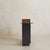 Postmodern Vintage Italian Wood and Black Lacquer Console with Glass Top For Sale - Image 3 of 11