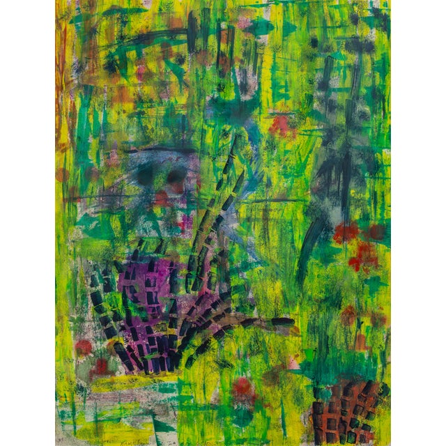 Chef de Mulu, Midnight Bamba, Acrylic on Paper For Sale - Image 5 of 5