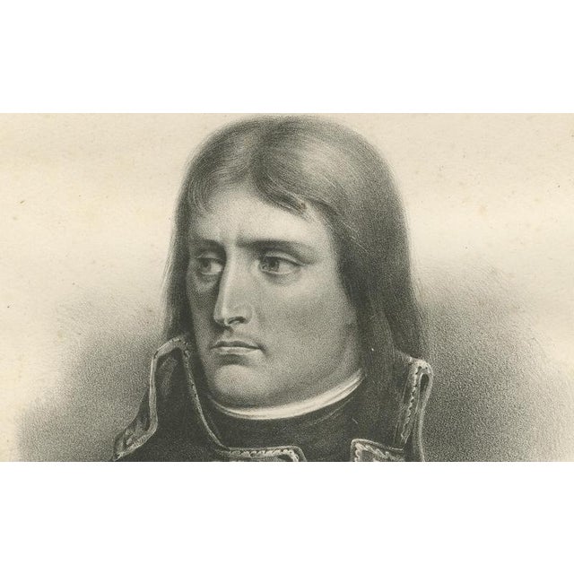Jean-Baptiste Madou, Napoleon as First Consul, Frontispiece Portrait, 1827, Lithograph For Sale - Image 4 of 8