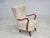 1960s, Danish design by Alfred Christensen. Completely renovated high-backed armchair. Quality genuine sheepskin from New...