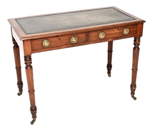 Antique Georgian Leather Top Writing Table, 1820s