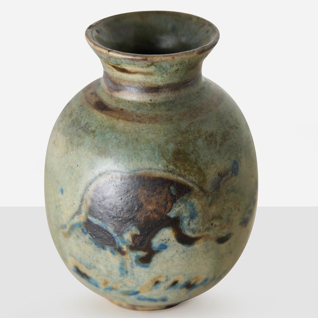 Stoneware Vase by Bode Willumsen For Sale - Image 4 of 7