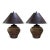 Maitland Smith Substantial Seagrass Table Lamps - A Pair For Sale