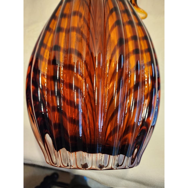 1970s Signed v. Nason Murano Art Glass Pitcher Authentic "Felicia"Technique-MCM Italy For Sale In Dallas - Image 6 of 6