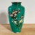 Teal Antique Japanese Cherry Blossom Cloisonne Vase in Teal For Sale - Image 8 of 8
