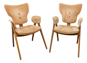 Lounge Chairs by Roger Landault for ABC Editor, 1950, Set of 2