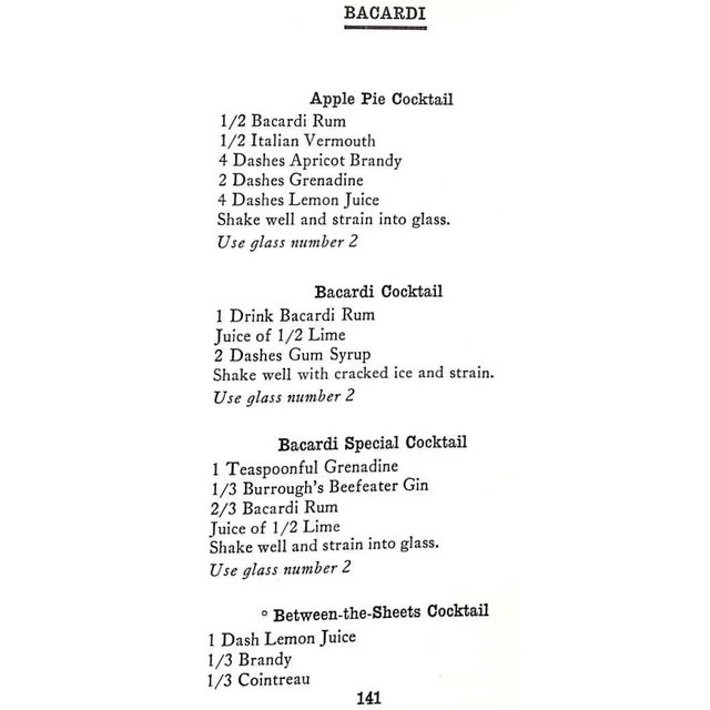 "The Official Mixer's Manual" 1940 Duffy, Patrick Gavin For Sale - Image 9 of 12