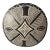 Vintage African Bamileke Tribe Wooden Shield Cameroon 17.25 " D For Sale