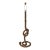 Vintage Audoux Minet Style Coastal Organic Sculptural Rope Knot Floor Lamp For Sale