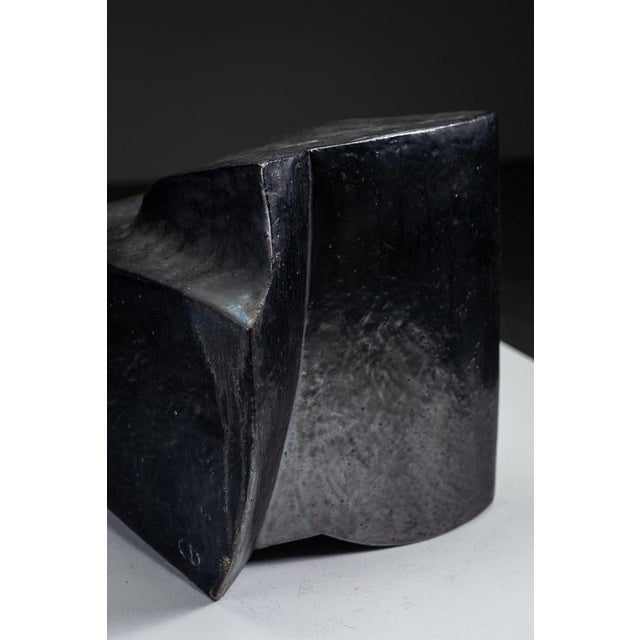 Black Cor Dam, Abstract Sculpture, 1970s, Clay For Sale - Image 8 of 11