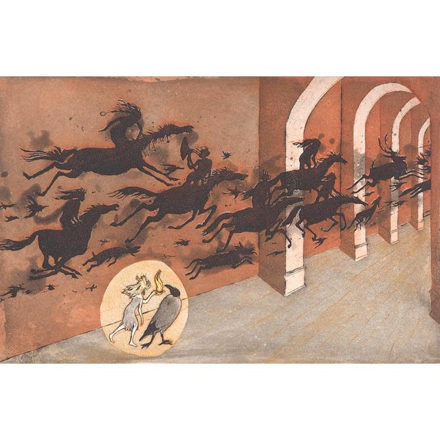 Lars Bo, The Shadow of the Surrealist Dream, 1969, Etching For Sale - Image 4 of 8