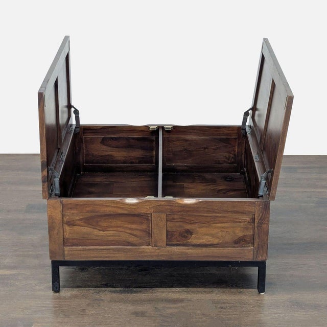 Crate & Barrel Crate & Barrel Square Coffee Table For Sale - Image 4 of 9